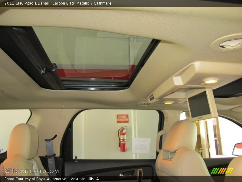 Sunroof of 2011 Acadia Denali