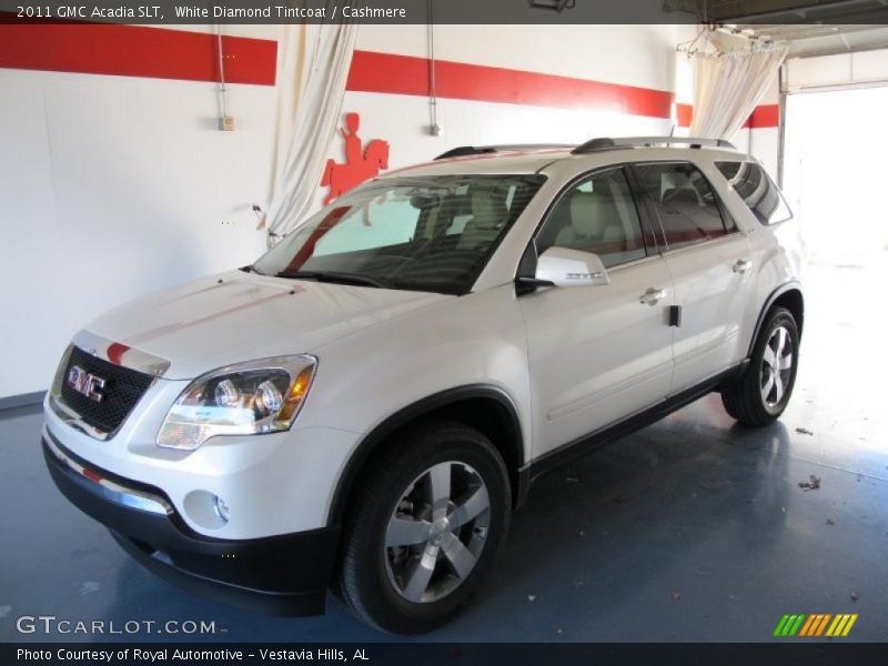 White Diamond Tintcoat / Cashmere 2011 GMC Acadia SLT
