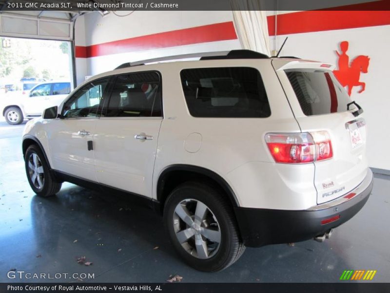 White Diamond Tintcoat / Cashmere 2011 GMC Acadia SLT