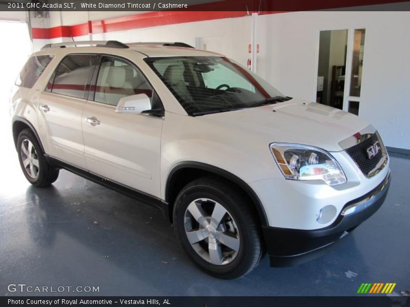 White Diamond Tintcoat / Cashmere 2011 GMC Acadia SLT