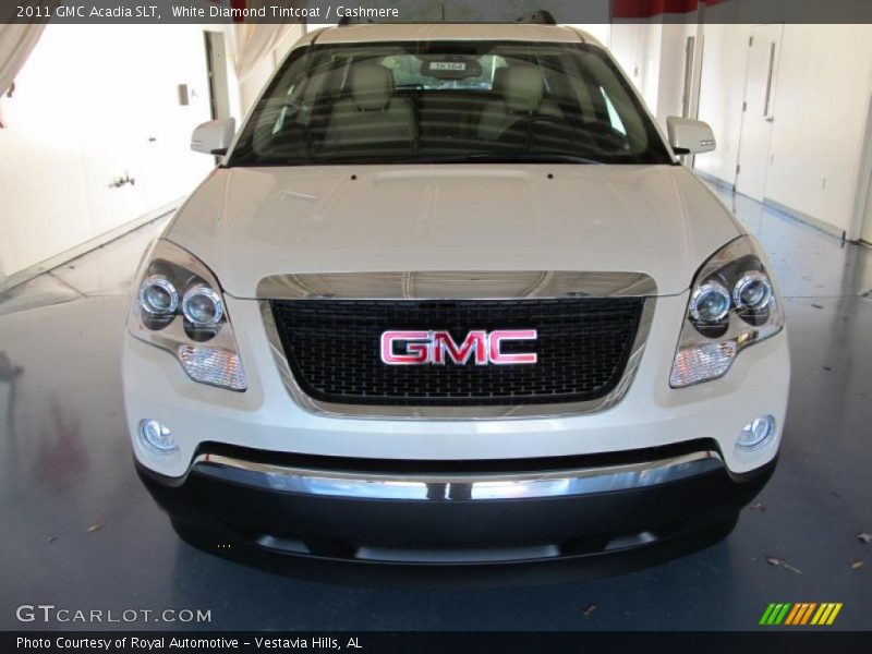 White Diamond Tintcoat / Cashmere 2011 GMC Acadia SLT