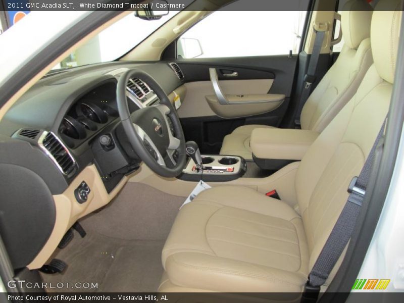 White Diamond Tintcoat / Cashmere 2011 GMC Acadia SLT