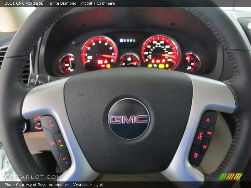 White Diamond Tintcoat / Cashmere 2011 GMC Acadia SLT