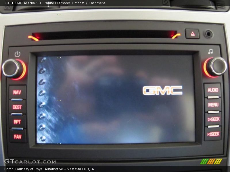 White Diamond Tintcoat / Cashmere 2011 GMC Acadia SLT
