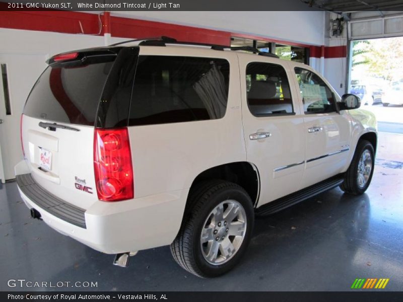 White Diamond Tintcoat / Light Tan 2011 GMC Yukon SLT