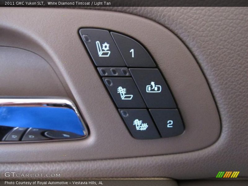 White Diamond Tintcoat / Light Tan 2011 GMC Yukon SLT