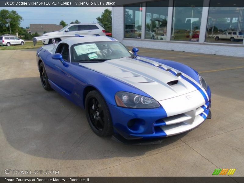 Viper GTS Blue / Black 2010 Dodge Viper SRT10 ACR Coupe