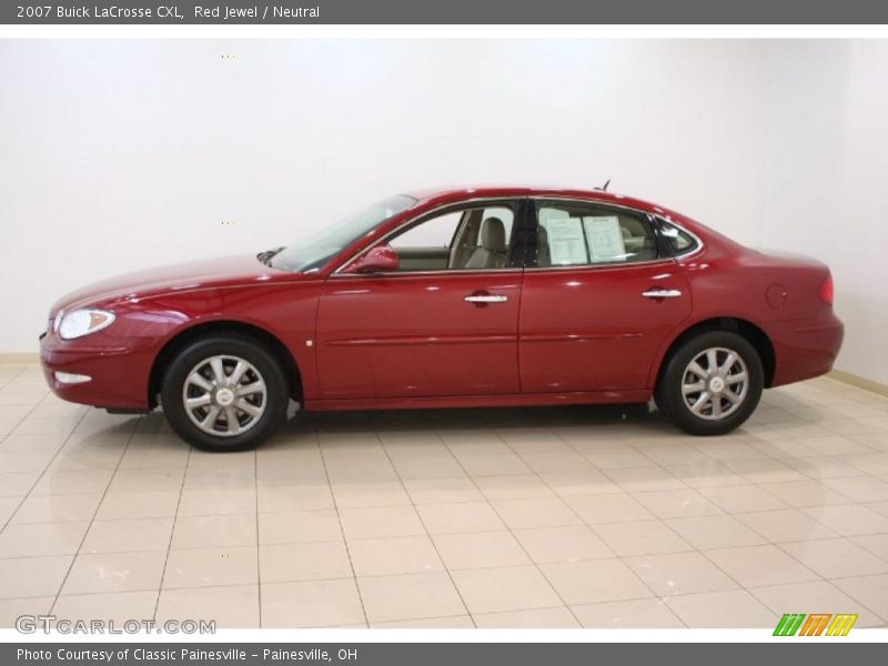 Red Jewel / Neutral 2007 Buick LaCrosse CXL