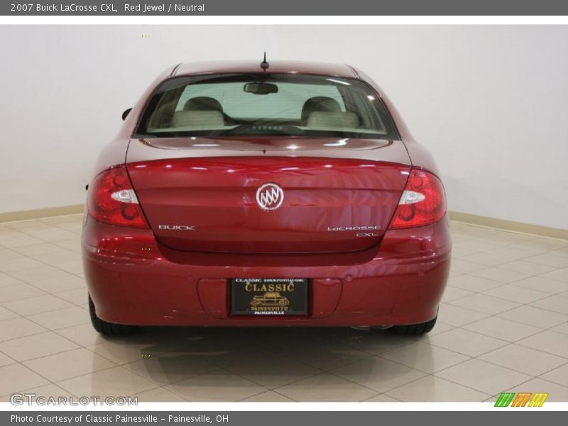 Red Jewel / Neutral 2007 Buick LaCrosse CXL