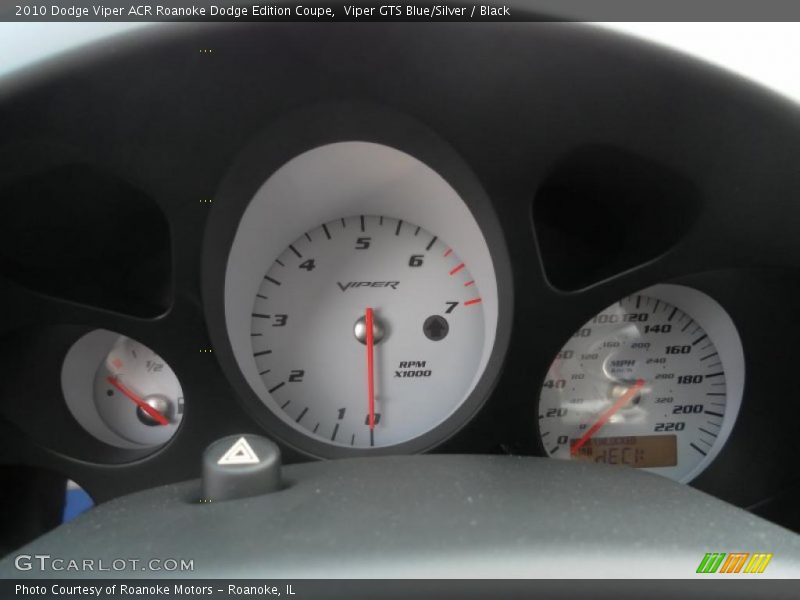  2010 Viper ACR Roanoke Dodge Edition Coupe ACR Roanoke Dodge Edition Coupe Gauges