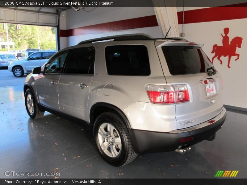 Liquid Silver Metallic / Light Titanium 2008 GMC Acadia SLT