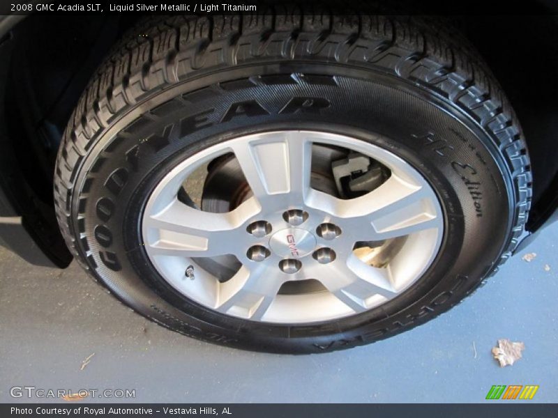Liquid Silver Metallic / Light Titanium 2008 GMC Acadia SLT