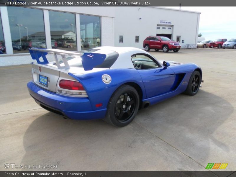 Viper GTS Blue/Silver / Black 2010 Dodge Viper ACR Roanoke Dodge Edition Coupe