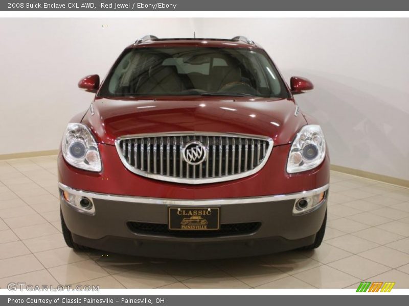 Red Jewel / Ebony/Ebony 2008 Buick Enclave CXL AWD
