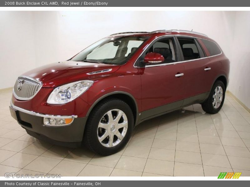 Red Jewel / Ebony/Ebony 2008 Buick Enclave CXL AWD