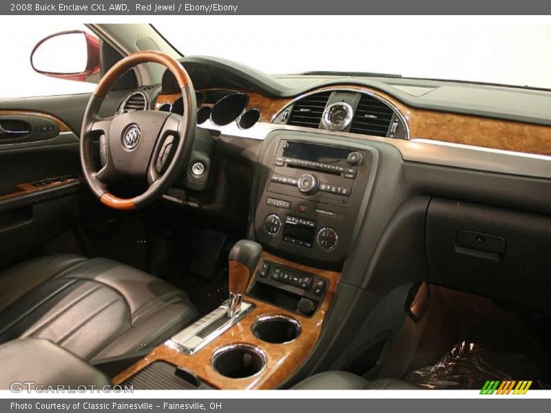 Red Jewel / Ebony/Ebony 2008 Buick Enclave CXL AWD