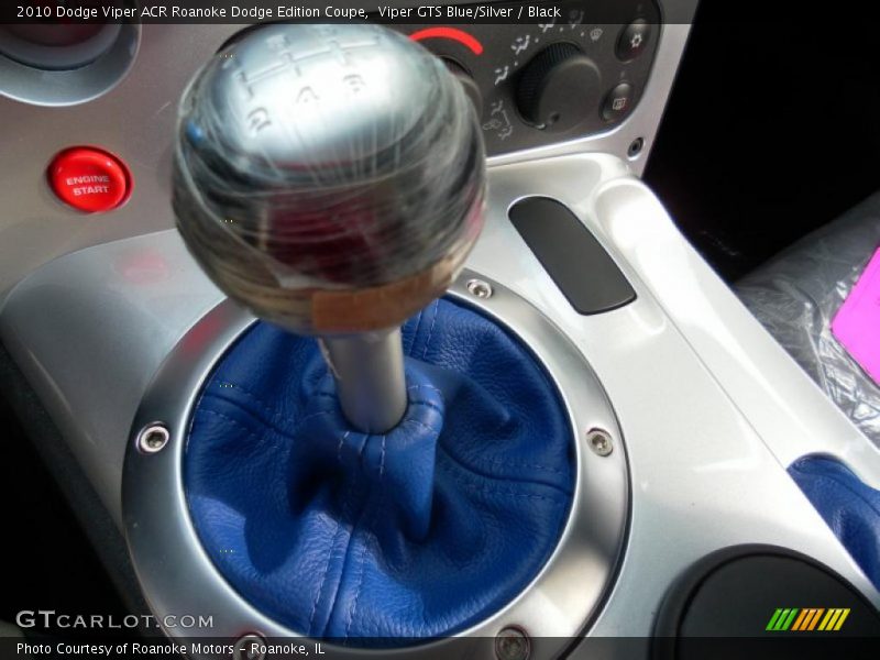  2010 Viper ACR Roanoke Dodge Edition Coupe 6 Speed Manual Shifter
