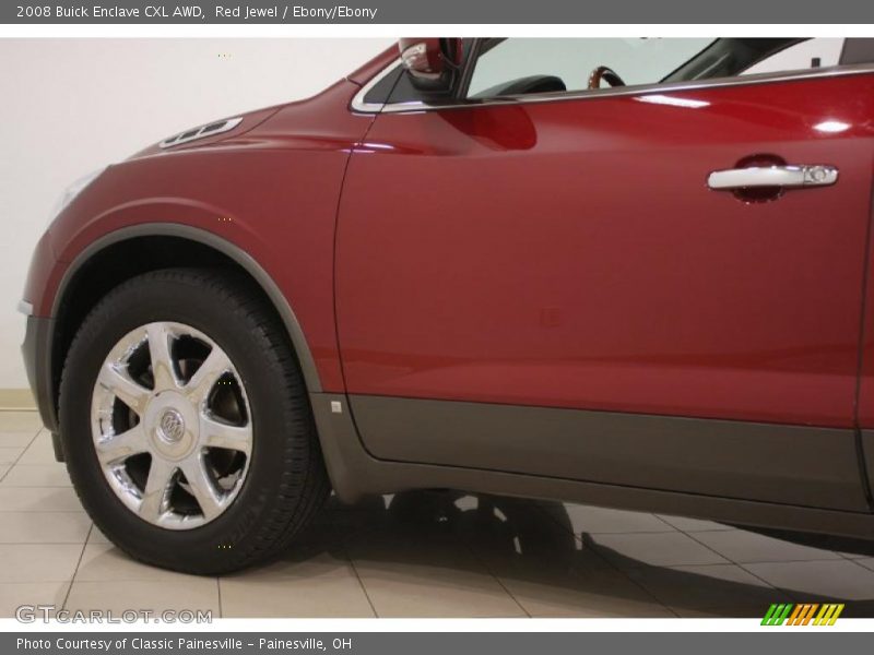 Red Jewel / Ebony/Ebony 2008 Buick Enclave CXL AWD