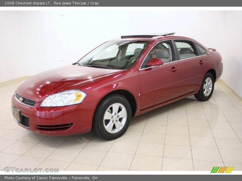 Red Jewel Tintcoat / Gray 2008 Chevrolet Impala LT