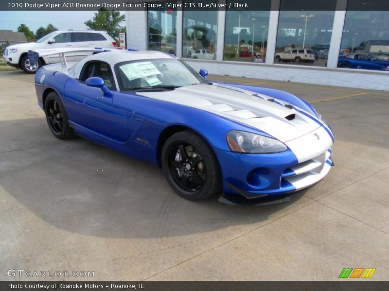 Viper GTS Blue/Silver / Black 2010 Dodge Viper ACR Roanoke Dodge Edition Coupe