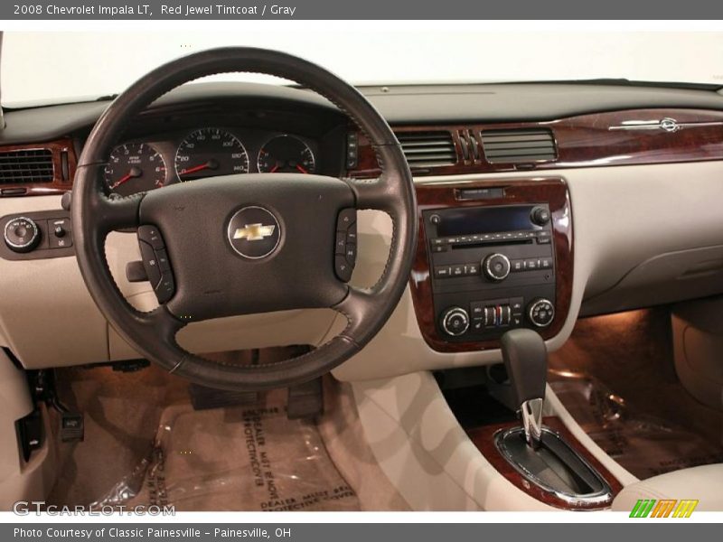 Red Jewel Tintcoat / Gray 2008 Chevrolet Impala LT
