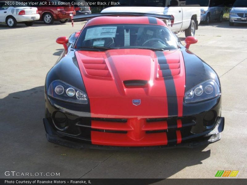 Viper Black / Black 2010 Dodge Viper ACR 1:33 Edition Coupe