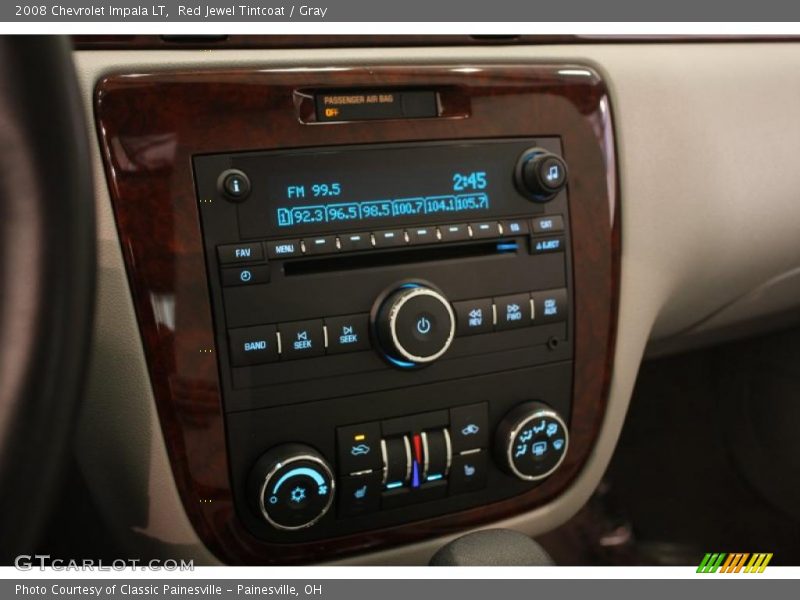 Red Jewel Tintcoat / Gray 2008 Chevrolet Impala LT