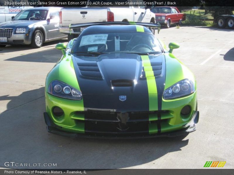  2010 Viper Sanke Skin Green Edition SRT10 ACR Coupe Viper Snakeskin Green Pearl