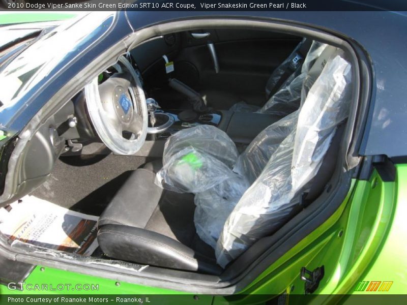  2010 Viper Sanke Skin Green Edition SRT10 ACR Coupe Black Interior