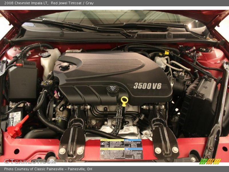 Red Jewel Tintcoat / Gray 2008 Chevrolet Impala LT