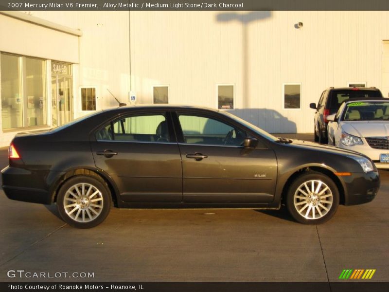 Alloy Metallic / Medium Light Stone/Dark Charcoal 2007 Mercury Milan V6 Premier