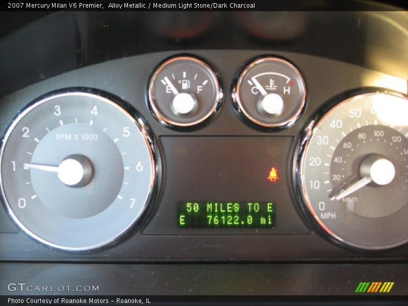 Alloy Metallic / Medium Light Stone/Dark Charcoal 2007 Mercury Milan V6 Premier