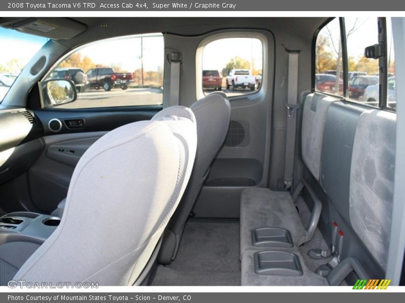 Super White / Graphite Gray 2008 Toyota Tacoma V6 TRD  Access Cab 4x4
