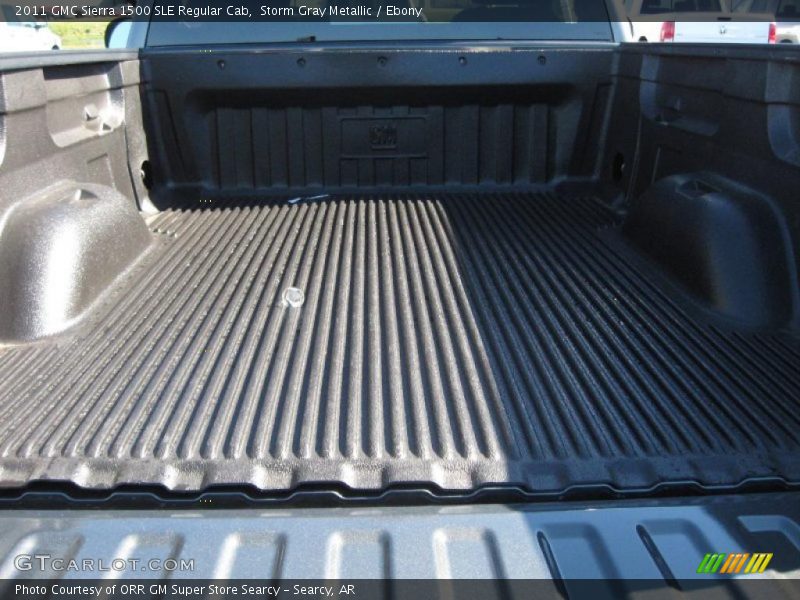 Storm Gray Metallic / Ebony 2011 GMC Sierra 1500 SLE Regular Cab