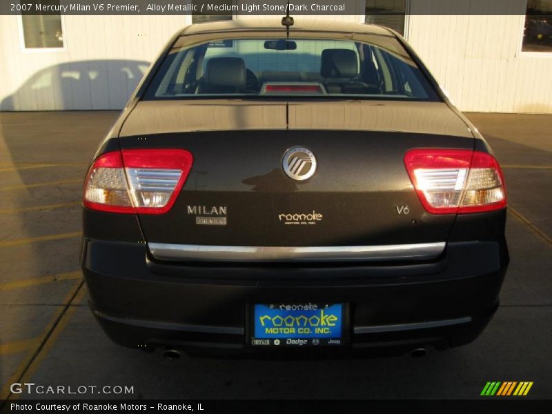 Alloy Metallic / Medium Light Stone/Dark Charcoal 2007 Mercury Milan V6 Premier