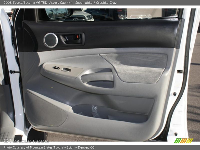Super White / Graphite Gray 2008 Toyota Tacoma V6 TRD  Access Cab 4x4