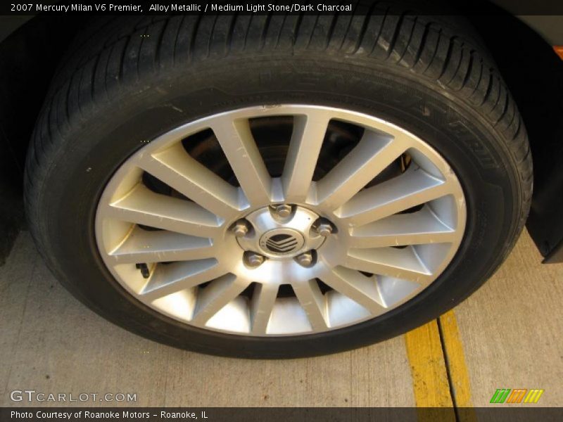 Alloy Metallic / Medium Light Stone/Dark Charcoal 2007 Mercury Milan V6 Premier