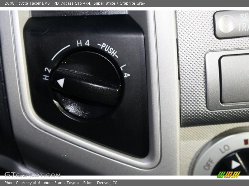 Super White / Graphite Gray 2008 Toyota Tacoma V6 TRD  Access Cab 4x4