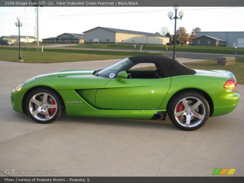  2008 Viper SRT-10 Viper Snakeskin Green Pearlcoat