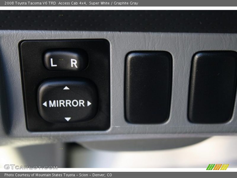 Super White / Graphite Gray 2008 Toyota Tacoma V6 TRD  Access Cab 4x4