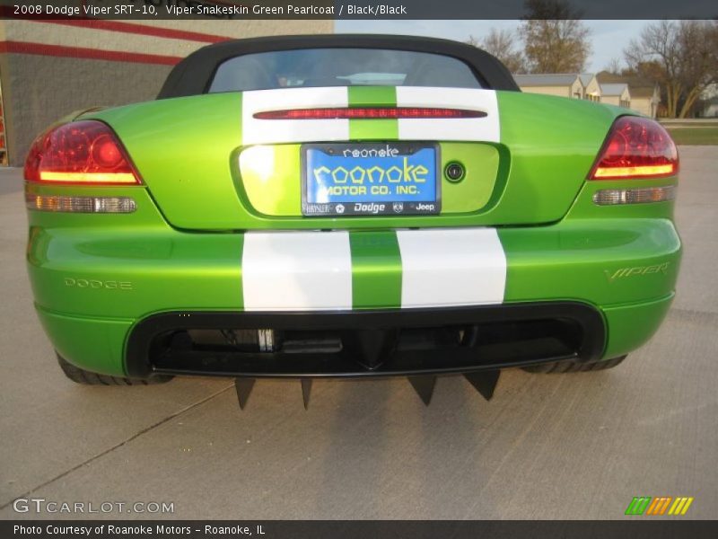 Viper Snakeskin Green Pearlcoat / Black/Black 2008 Dodge Viper SRT-10
