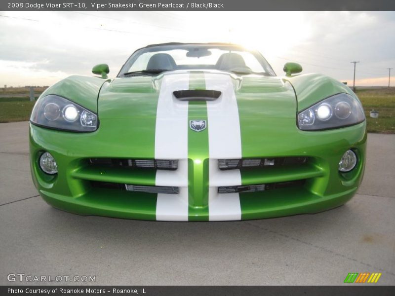 Viper Snakeskin Green Pearlcoat / Black/Black 2008 Dodge Viper SRT-10