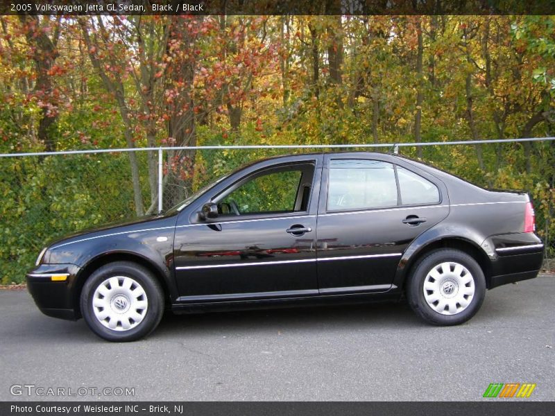 Black / Black 2005 Volkswagen Jetta GL Sedan