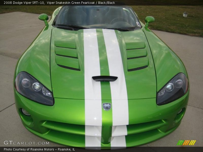 Viper Snakeskin Green Pearlcoat / Black/Black 2008 Dodge Viper SRT-10