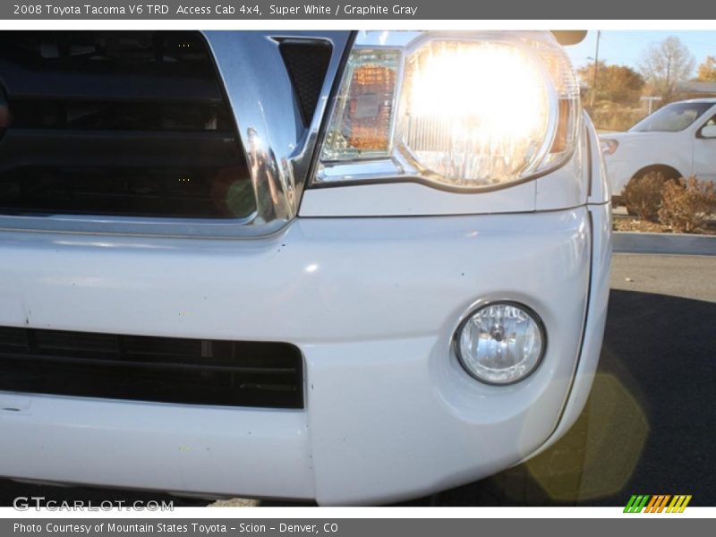 Super White / Graphite Gray 2008 Toyota Tacoma V6 TRD  Access Cab 4x4