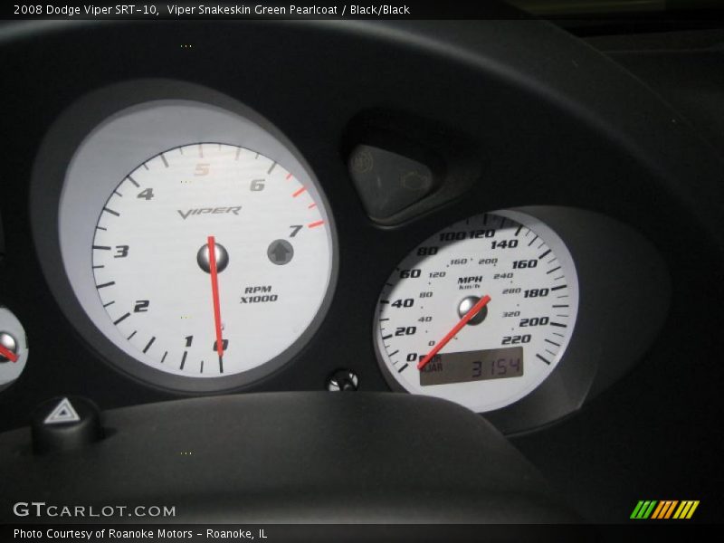 Viper Snakeskin Green Pearlcoat / Black/Black 2008 Dodge Viper SRT-10