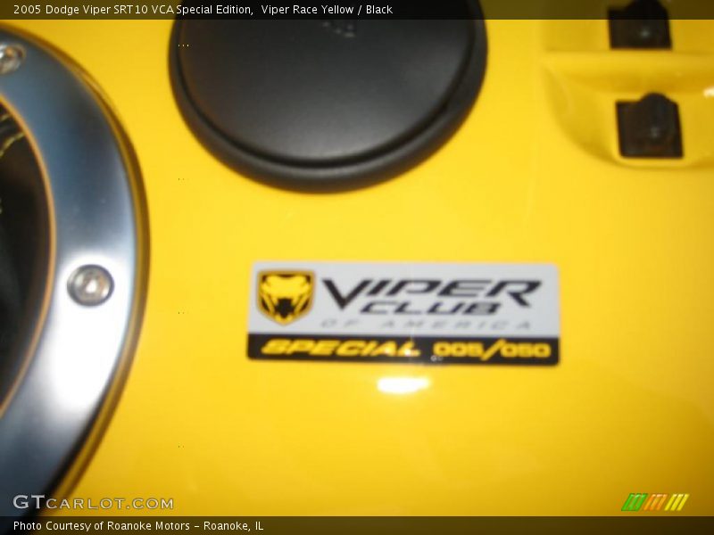  2005 Viper SRT10 VCA Special Edition Logo