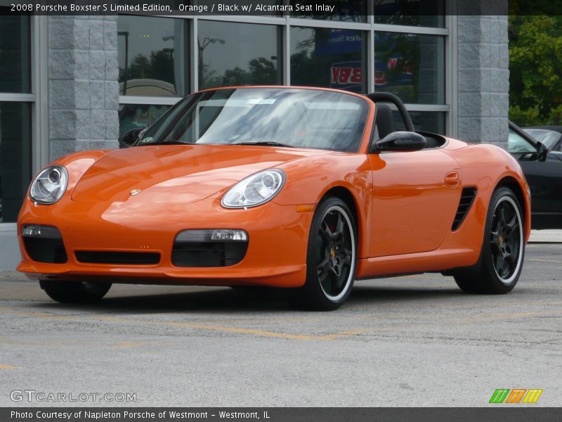 Orange / Black w/ Alcantara Seat Inlay 2008 Porsche Boxster S Limited Edition