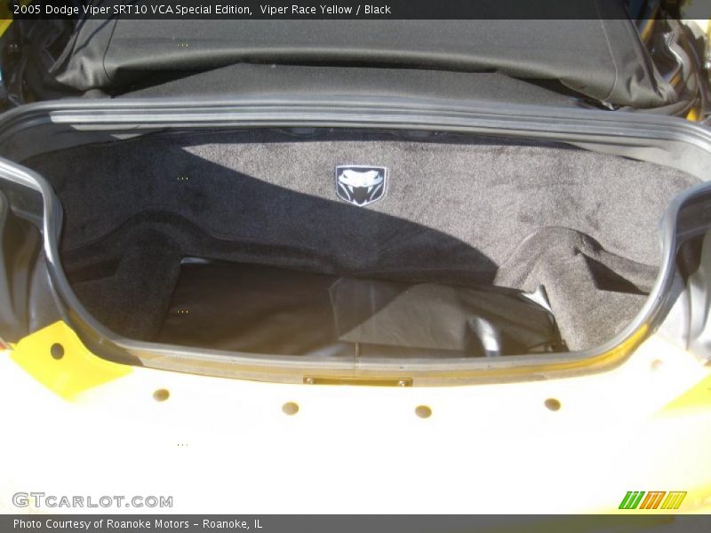  2005 Viper SRT10 VCA Special Edition Trunk