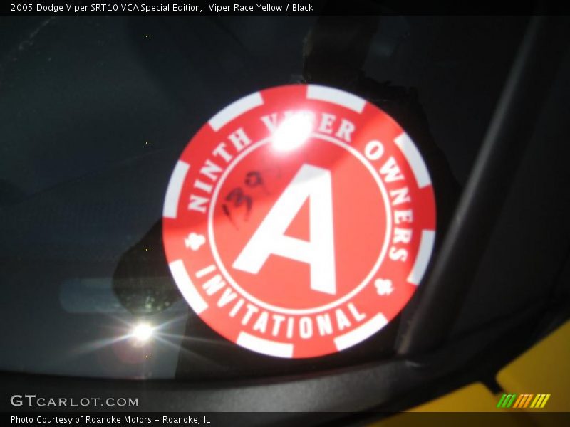  2005 Viper SRT10 VCA Special Edition Logo